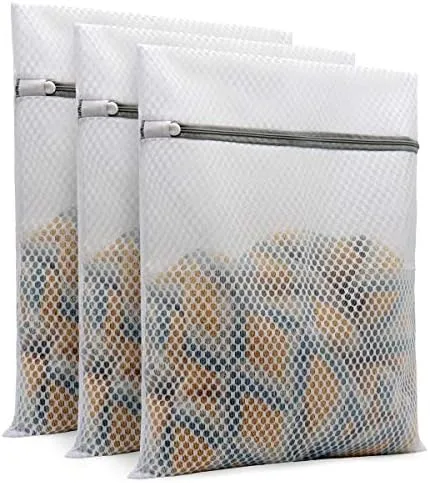 Mesh Laundry Bags, Set of 3