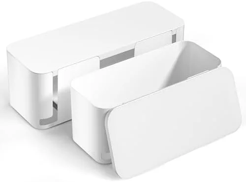 Pack Cords Into One Small Box Instead of Letting Them Spread Across a Desk