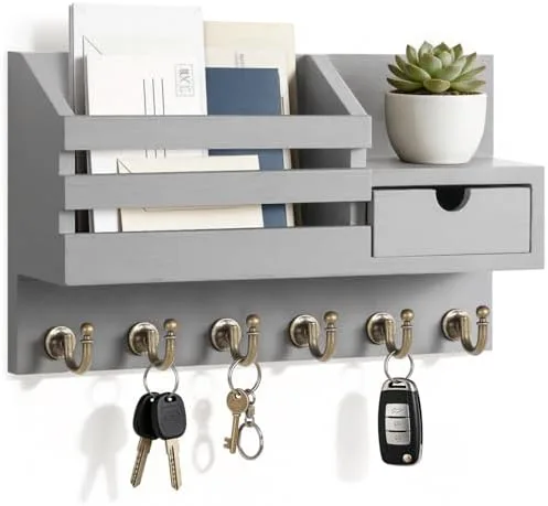 Hang a Slim Mail Sorter by the Door in Place of a Bulky Console Table
