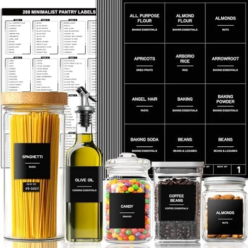 Give a Freshly Sorted Small Pantry Labels So It Stays That Way