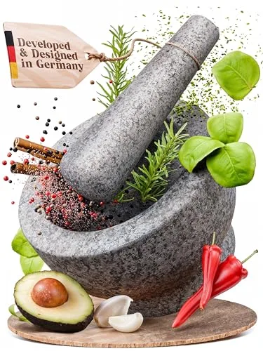 Granite Mortar and Pestle Set