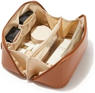 Multi-Compartment Zip Travel Pouch