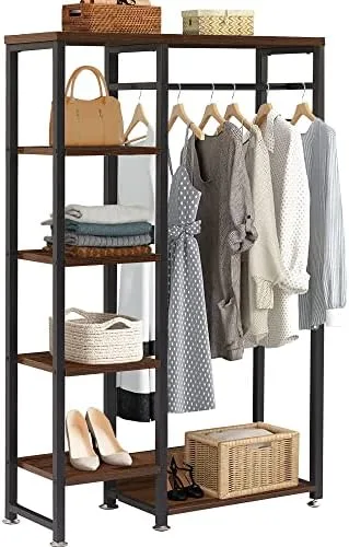 Open Up the Closet with a Rolling Garment Rack
