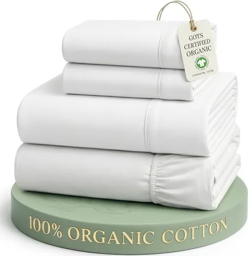 Organic Cotton Percale Sheet Set