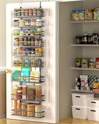 Over-Door Pantry Storage Rack