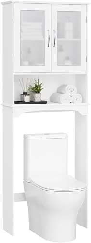 Close the Door on Bathroom Clutter Instead of Leaving It on Open Shelves