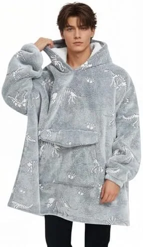 Oversized Wearable Hoodie Blanket