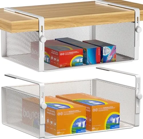Slide a Basket Under a Shelf With Room to Spare Above It