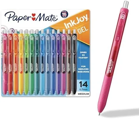 Paper Mate InkJoy Gel Pens, 14-Color Pack