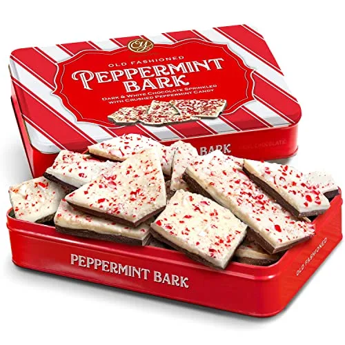 Old Fashioned Peppermint Bark Tin