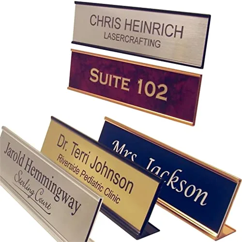 Personalized Desk Nameplate