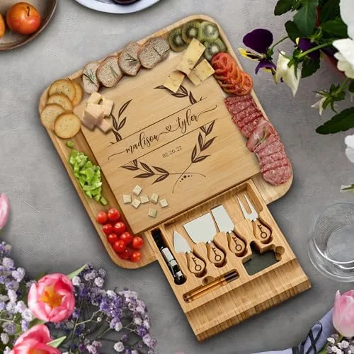 Personalized Engraved Charcuterie Board