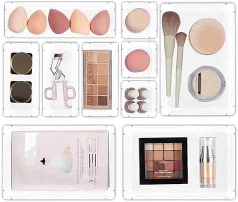 Keep Makeup Upright and Visible Instead of Buried at the Bottom