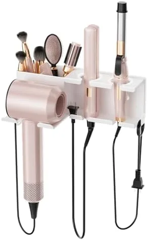 Mount the Blow Dryer and Flat Iron Instead of Coiling Them in a Drawer