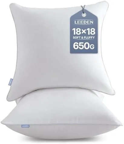 Pillow Inserts, 18x18, Set of 2