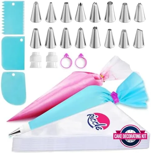 Piping Bag and Tip Set