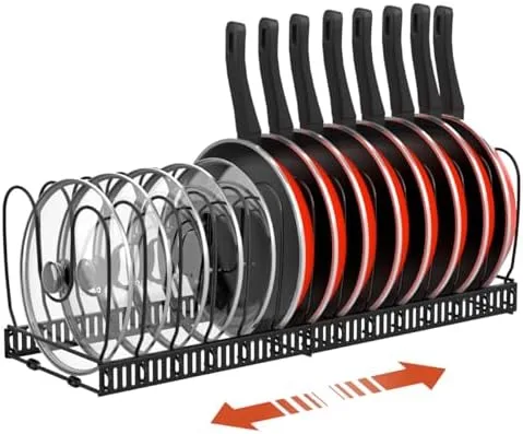 Pot Lid Organizer Rack