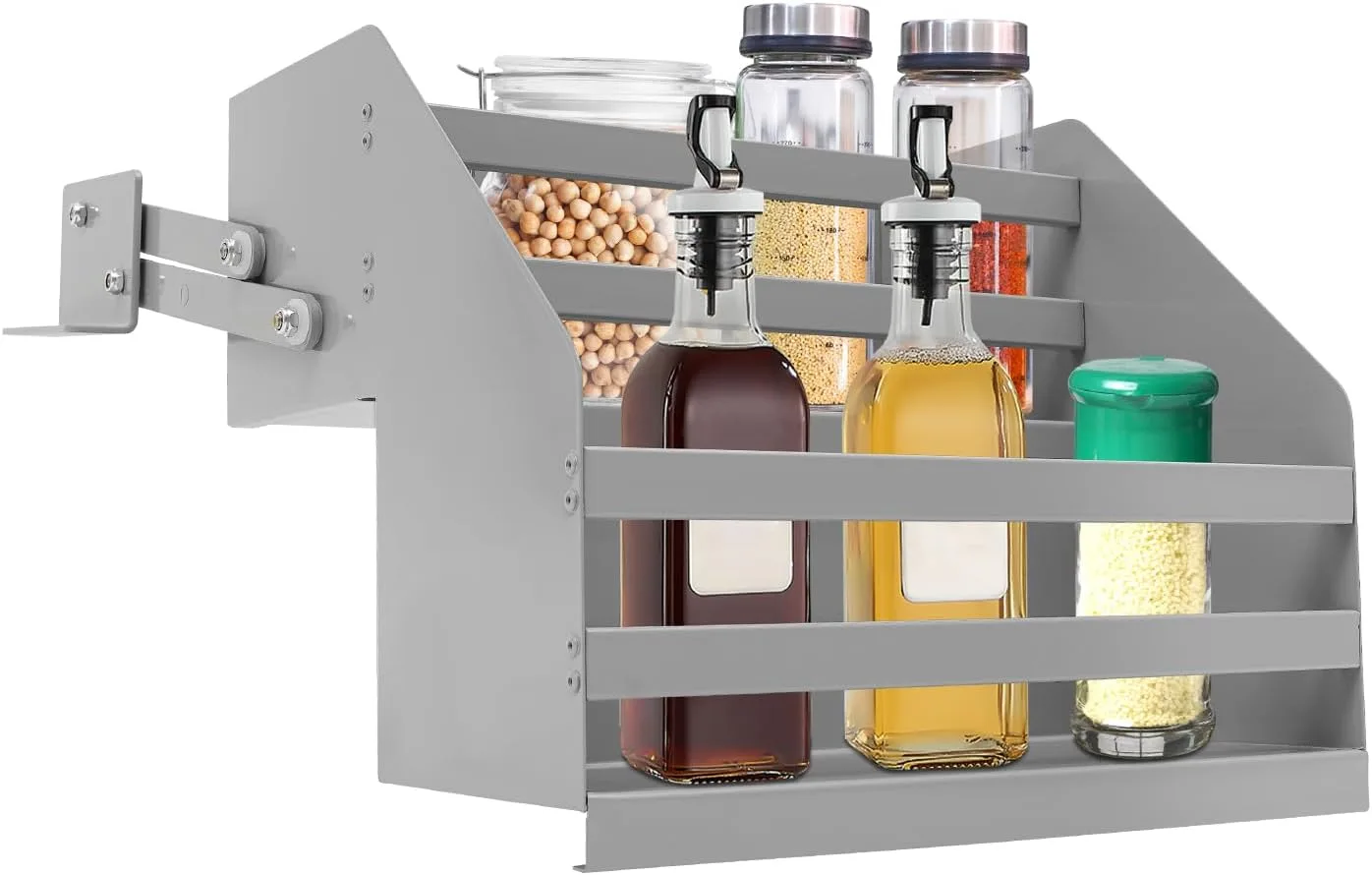Bring a High Shelf's Contents Down to Eye Level Without a Ladder Trip