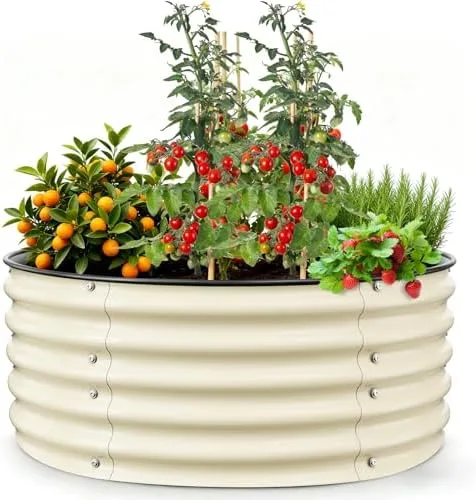 Raised Metal Garden Planter Bed