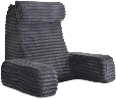 Ribbed Reading Pillow with Arms