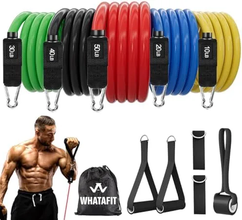 Resistance Bands Set with Handles and Door Anchor