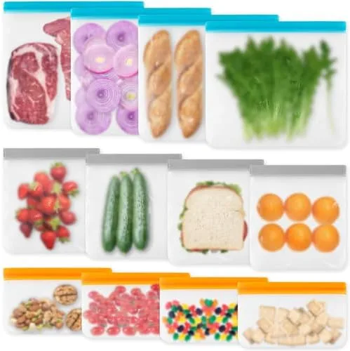 Reusable Silicone Food Storage Bags