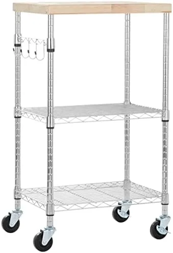 Roll Extra Storage Wherever the Kitchen Needs It That Day