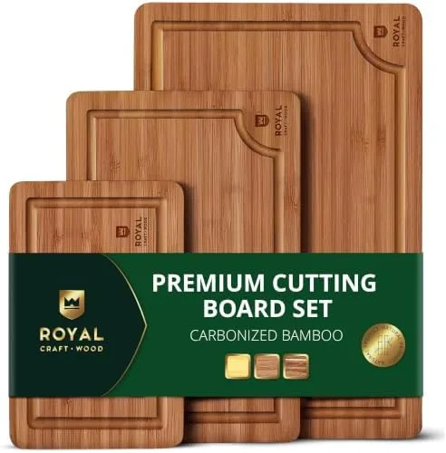 Royal Craft Wood Cutting Board Set