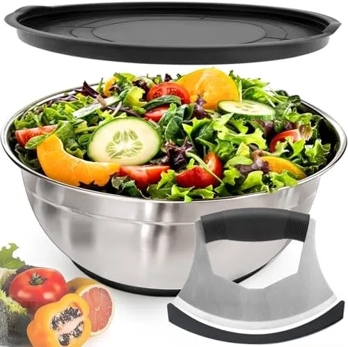 Salad Chopper Bowl with Rocking Blade