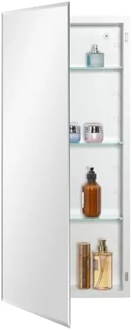Swap a Flat Mirror for a Cabinet That Opens Into Real Storage