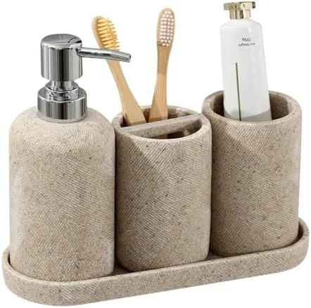 Mount a Matching Soap and Lotion Set Instead of Five Mismatched Bottles