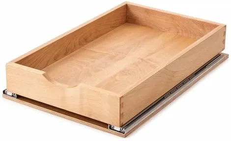 Add a Slide-Out Tray for Flat Items Below the Sink Basin