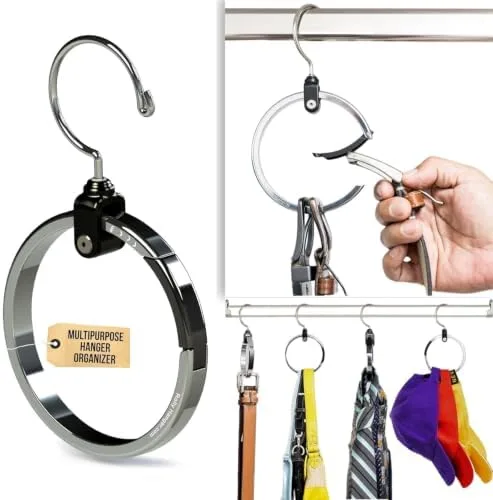 Clip Every Scarf and Belt in One Place, Not a Drawer
