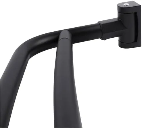 Double shower curtain rod