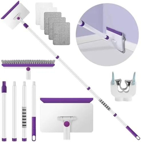 Wipe Baseboards With a Tool Built Low So Bending Isn't the Only Option