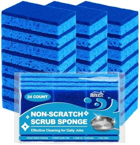 Scrub a Stained Sink With a Non-Scratch Pad Instead of Steel Wool That Dulls the Finish