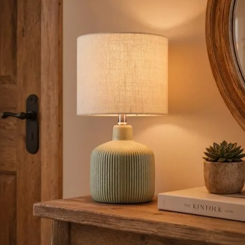 Sculptural Ceramic Table Lamp