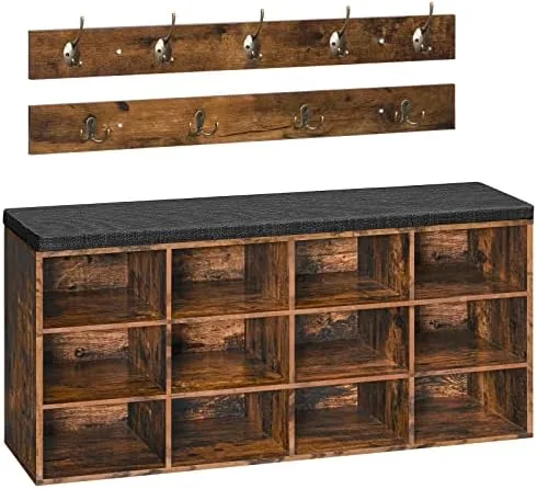 Keep Shoes Below and Hang Coats Above on the Same Piece of Furniture