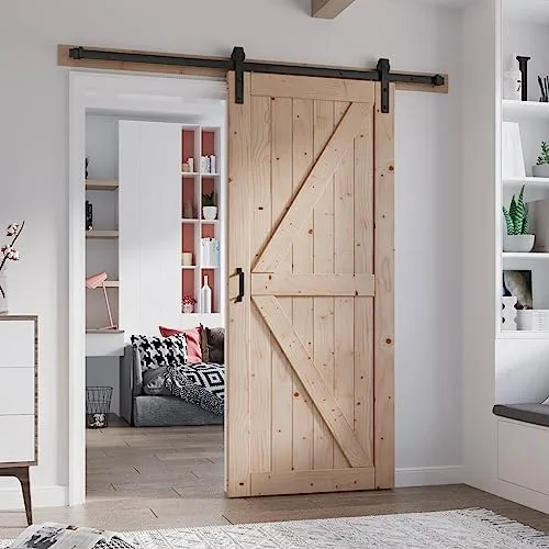 Slide a Barn-Style Divider Across Instead of Swinging a Door
