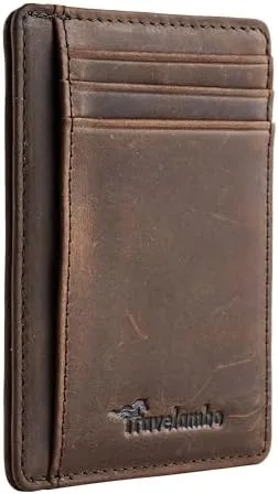 Slim RFID Front-Pocket Leather Wallet