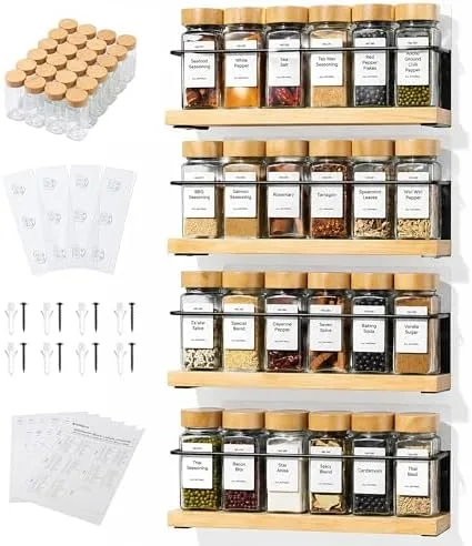 Keep Small Spice Jars From Tipping Over Every Time the Door Opens