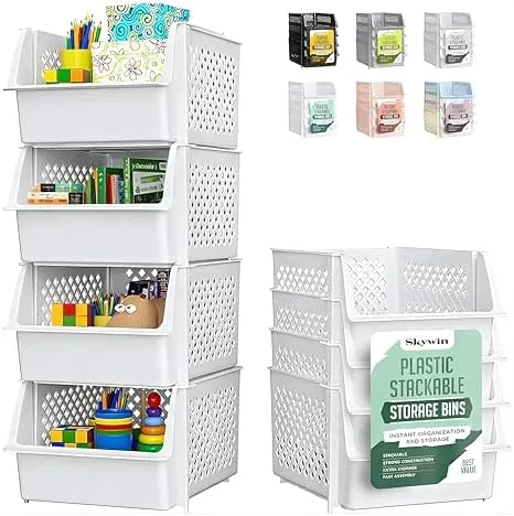 Stack Bins Two High Without Crushing What's Inside the Bottom One