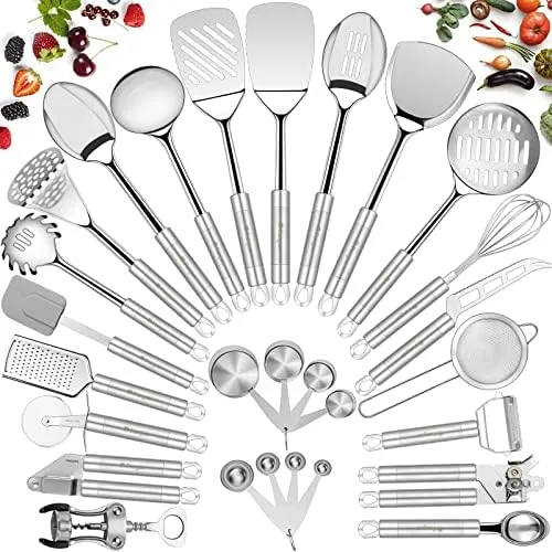 Stainless Steel Chef's Utensil Set