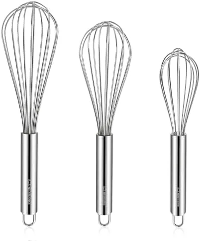 3-Piece Stainless Steel Whisk Set