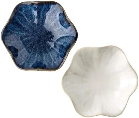 Stoneware Trinket Dish, Set of 2