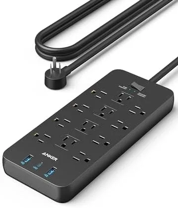 12-Outlet Surge Protector Power Strip