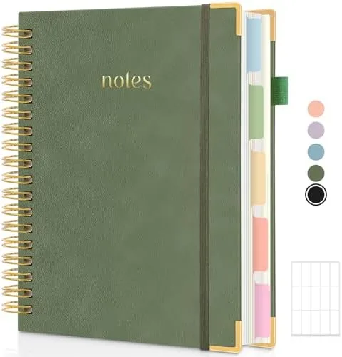 Tabbed Spiral Notebook