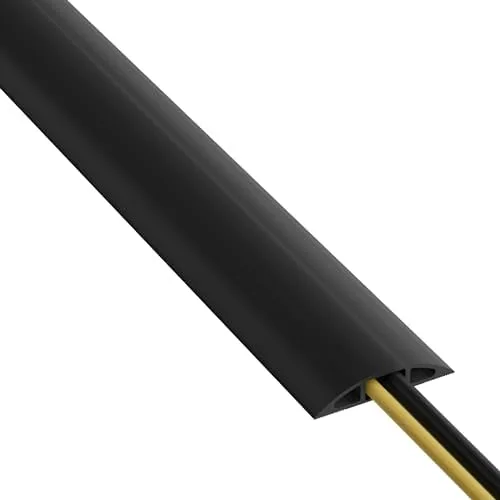 Run Cords Through a Channel Along the Baseboard Rather Than Across the Floor