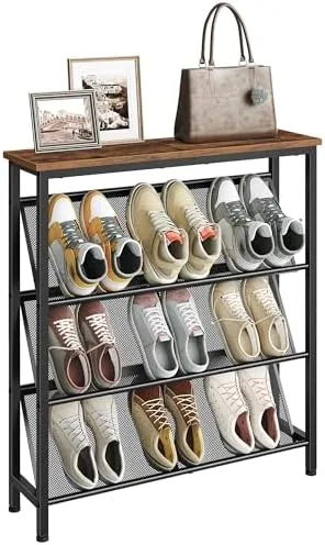 Slant Shoes Onto a Rack Built for the Job, Not a Pile by the Door