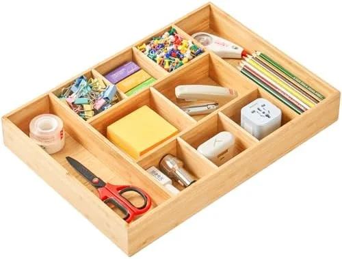 Split Junk Drawer Contents Into a Tray With Real Compartments